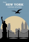 Manifesto di viaggio di New York