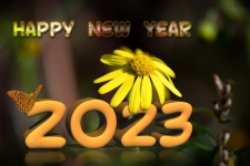 Cartão de ano novo 2023