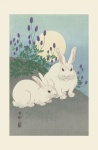 Rabbit Japanese Vintage Art
