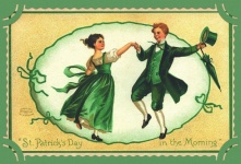 St. Patrick's Day-Vintage-Karte