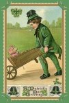 St Patrick&039;s Day Vintage Card
