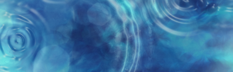 Water Waves Abstract Banner
