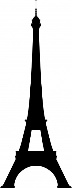 エッフェル塔のシルエット 無料画像 Public Domain Pictures
