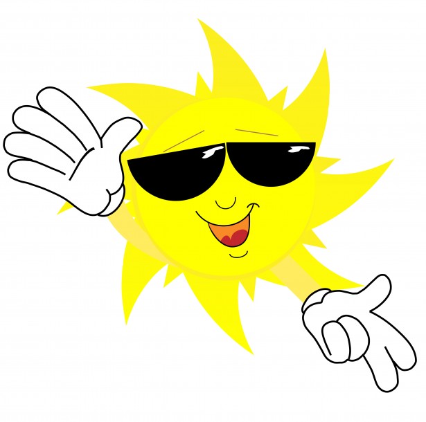 Happy Sun Face Cartoon Free Stock Photo - Public Domain Pictures