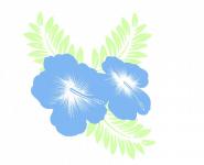 Blue Flowers Clipart