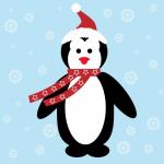 Pingüino de la Navidad
