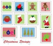 Kerstmis Postzegels