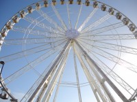 Close Up Of A Ferris Wheel