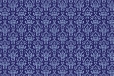 Damast-Muster-Hintergrund Blau