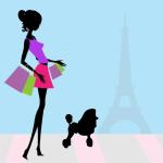 Moda Woman Shopping Paris