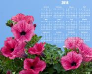 Květiny 2014 Kalendář