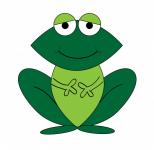 Frog Cartoon Clipart
