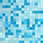 Azulejos de mosaico azul de fondo