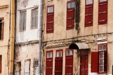Old Town Houses In Greece