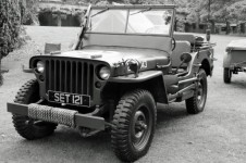 Old oss ​​armé jeep