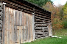 旧的木制谷仓