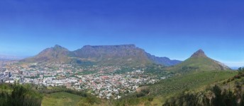 Pintura panorâmica da Cidade do Cabo