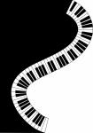 Piano Keyboard Vlny karty