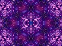 紫色のパターン化された装飾