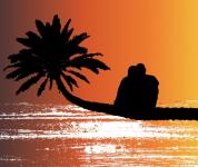 Pares românticos Sunset Beach