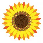 Sunflower Floral Klipart