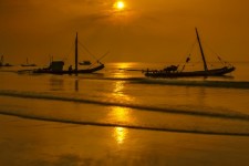 Sonnenaufgang über dem Sam Son Strand (3