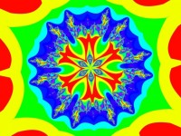 Symmetrie fractal caleidoscoop