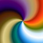 Vivid Colored Spiral