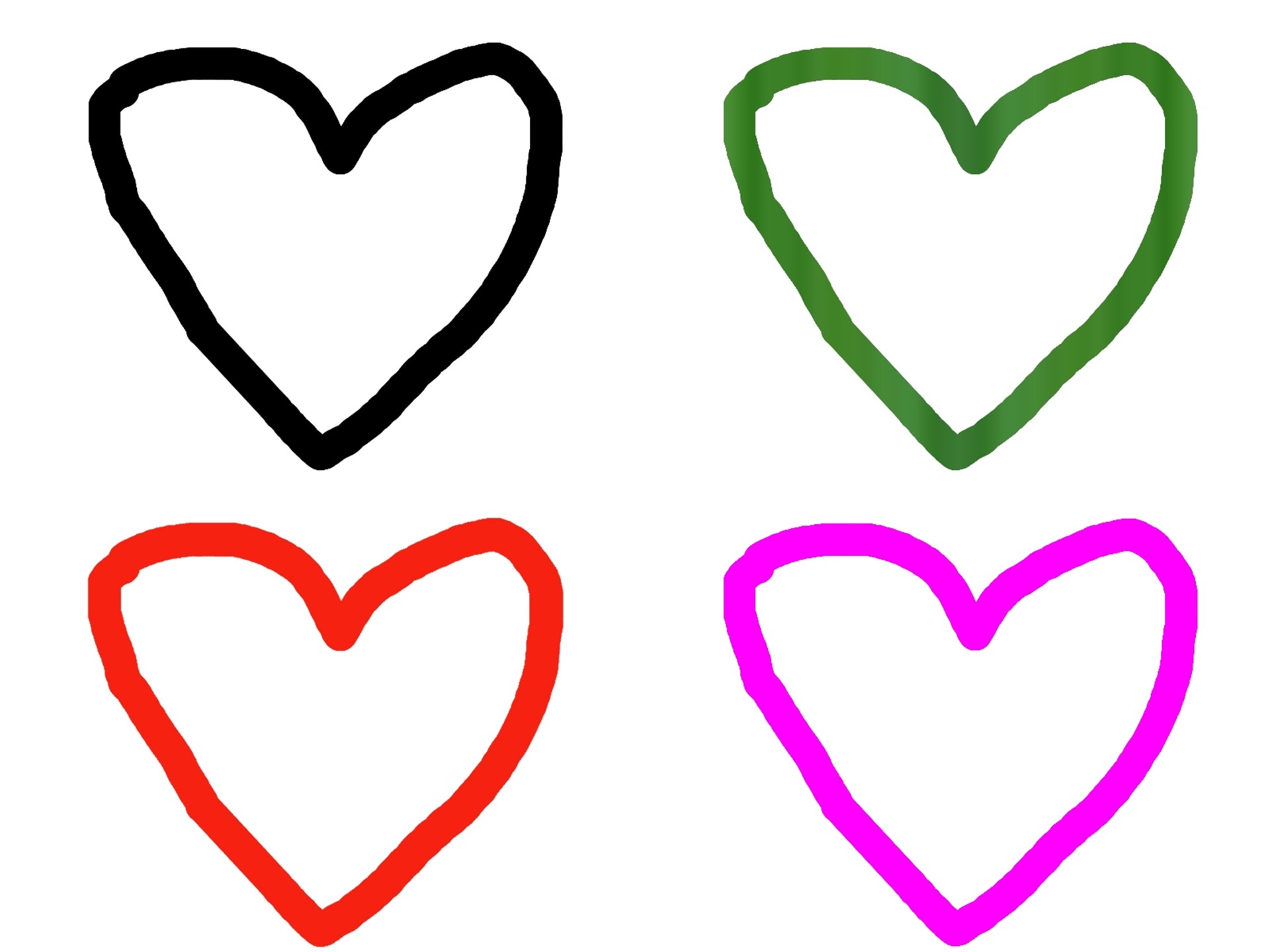 4-hearts-outline-free-stock-photo-public-domain-pictures
