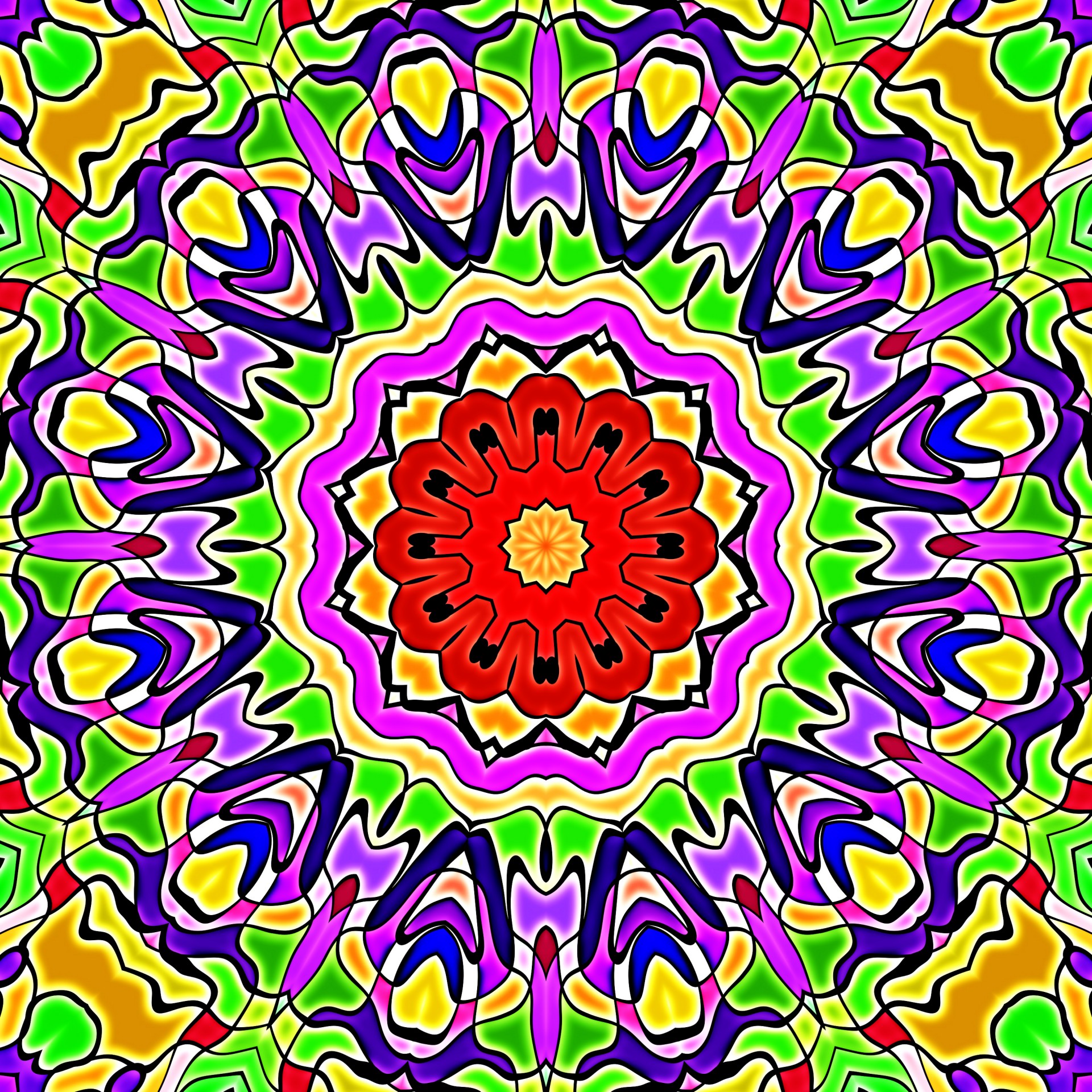 Colorful Kaleidoscope Free Stock Photo Public Domain Pictures