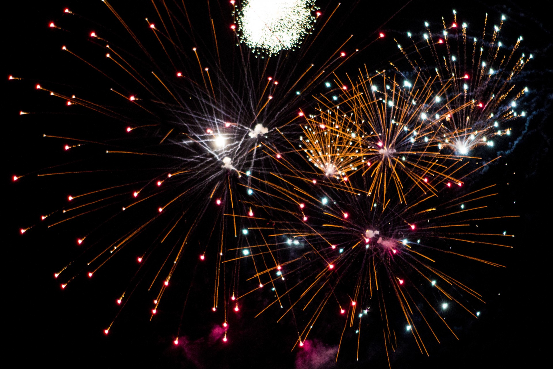 Fireworks X 3 Free Stock Photo Public Domain Pictures