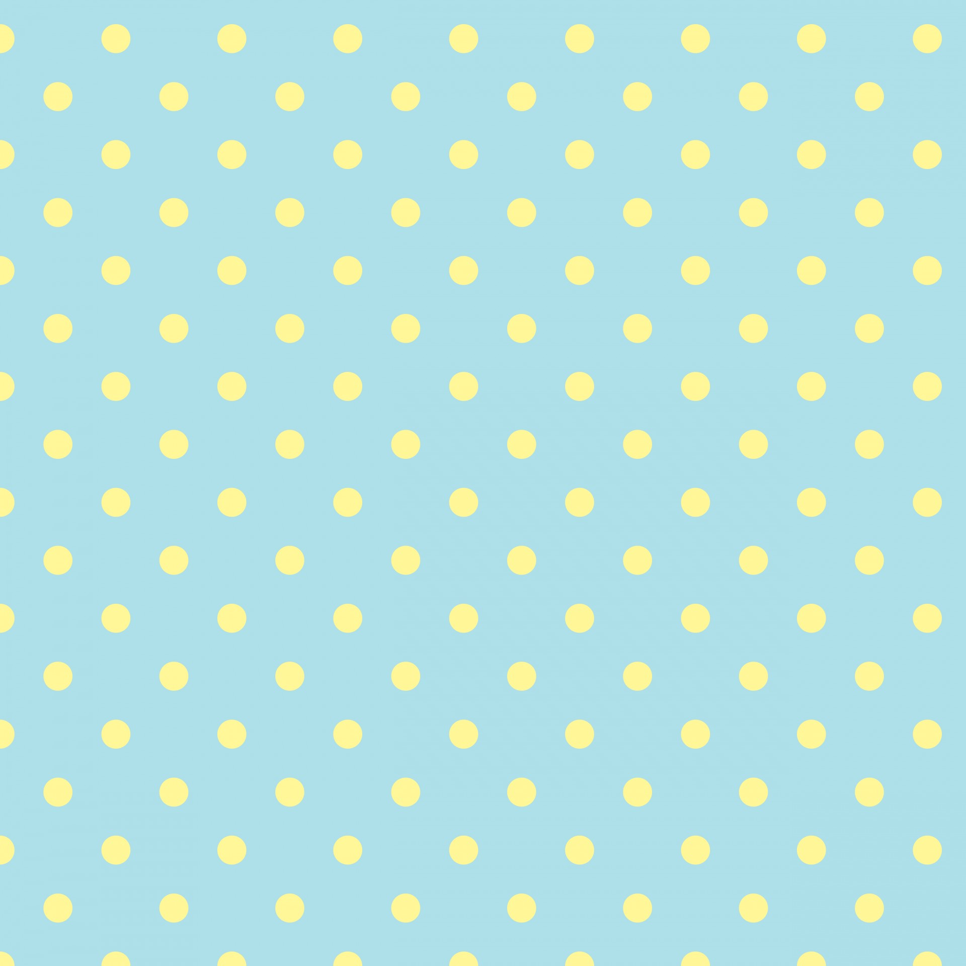 Polka Dots Blue Yellow