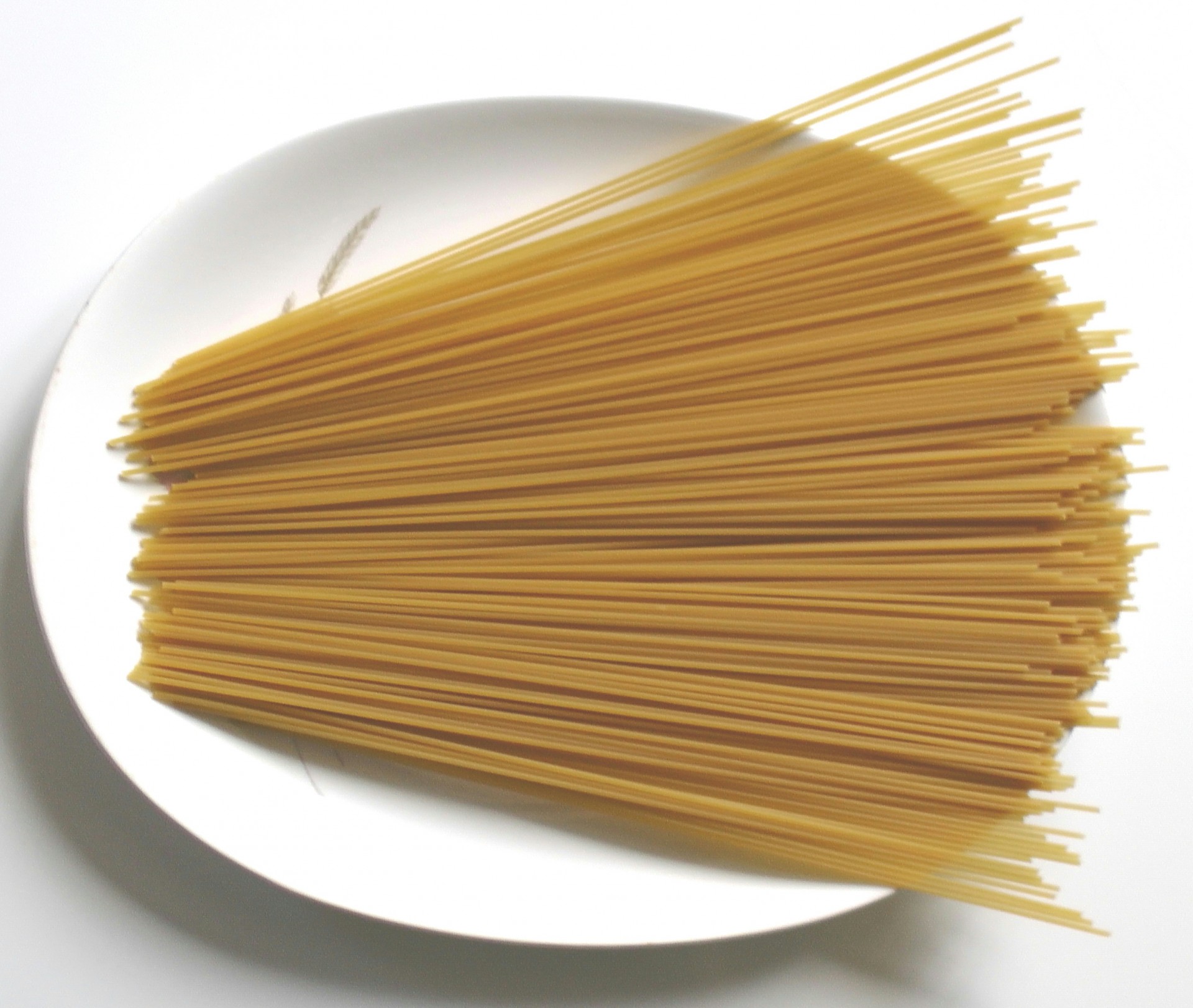 Spaghetti On Plate Free Stock Photo - Public Domain Pictures
