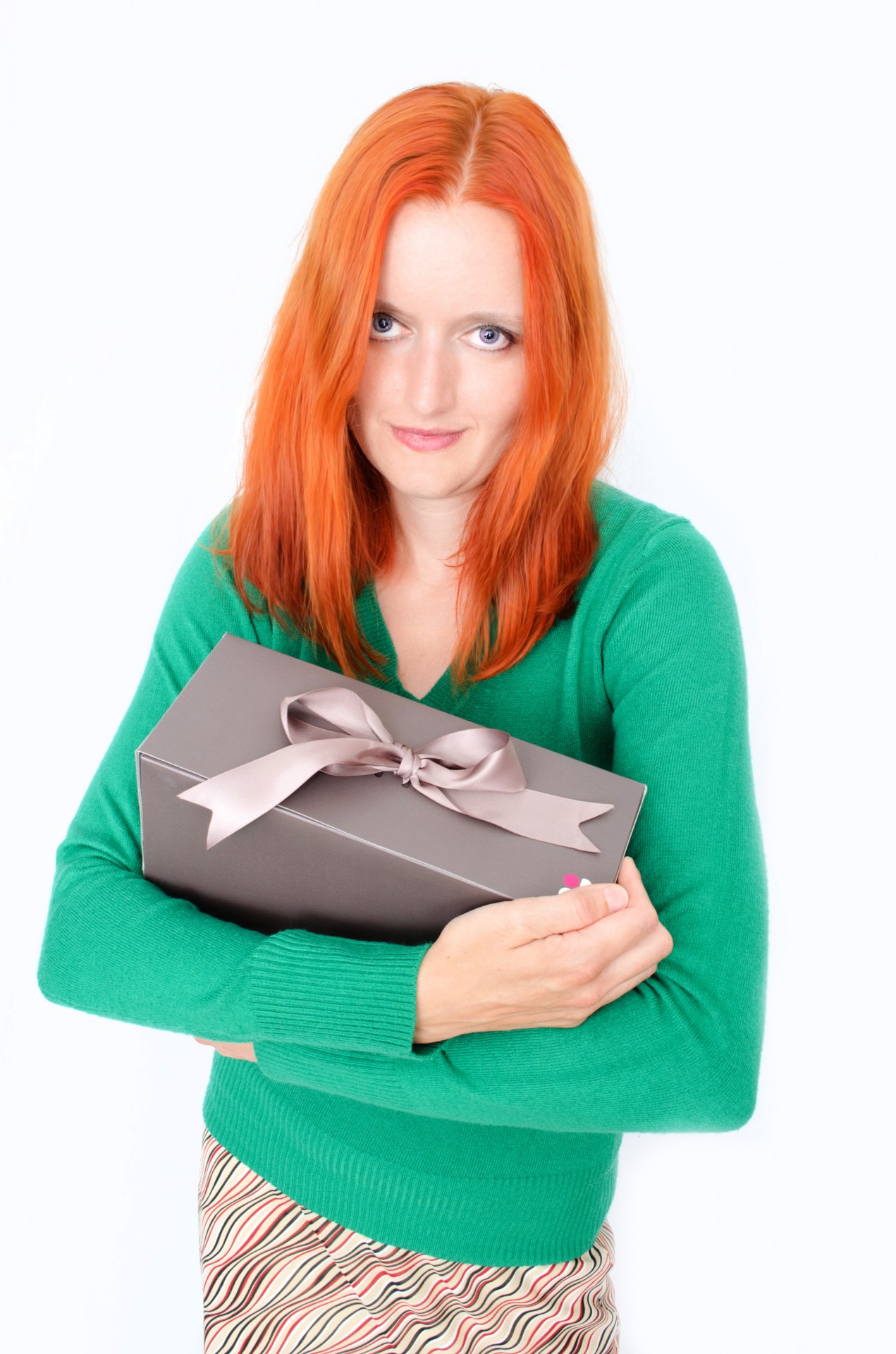 Woman And Gift