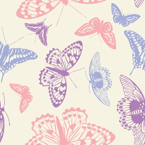 Butterflies Pattern Wallpaper Free Stock Photo - Public Domain Pictures