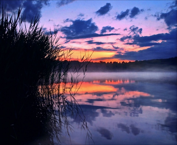 Sunset Lake Landscape Free Stock Photo - Public Domain Pictures