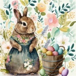 Easter Rabbit in a Dress