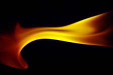 Flame fire embers macro