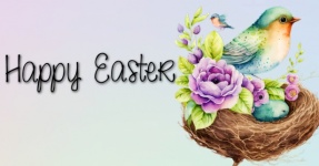Easter Egg Bird Nest