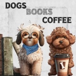 Perros, libros y café.