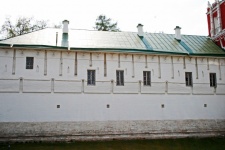 Outer wall of novodevichy convent