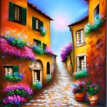 Peacefull Street In Italy 303