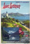 Poster de călătorie de epocă Elveția