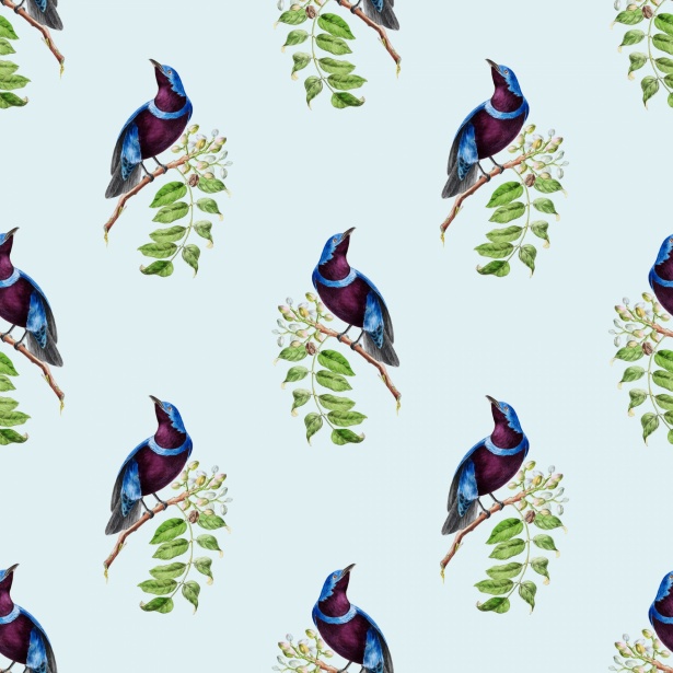 Bird Vintage Pattern Background Free Stock Photo - Public Domain Pictures