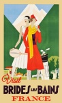 Vintage de Reisposter van Frankrijk