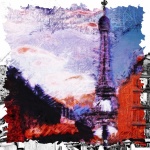 Paris Sketchy Painting
