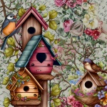 Birds And Birdhouses