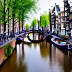 Amsterdam Holland Digital Art