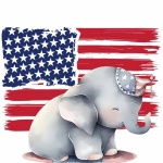 Amerika hazafias elefánt