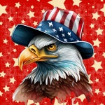 Amerika-Adler-Flagge